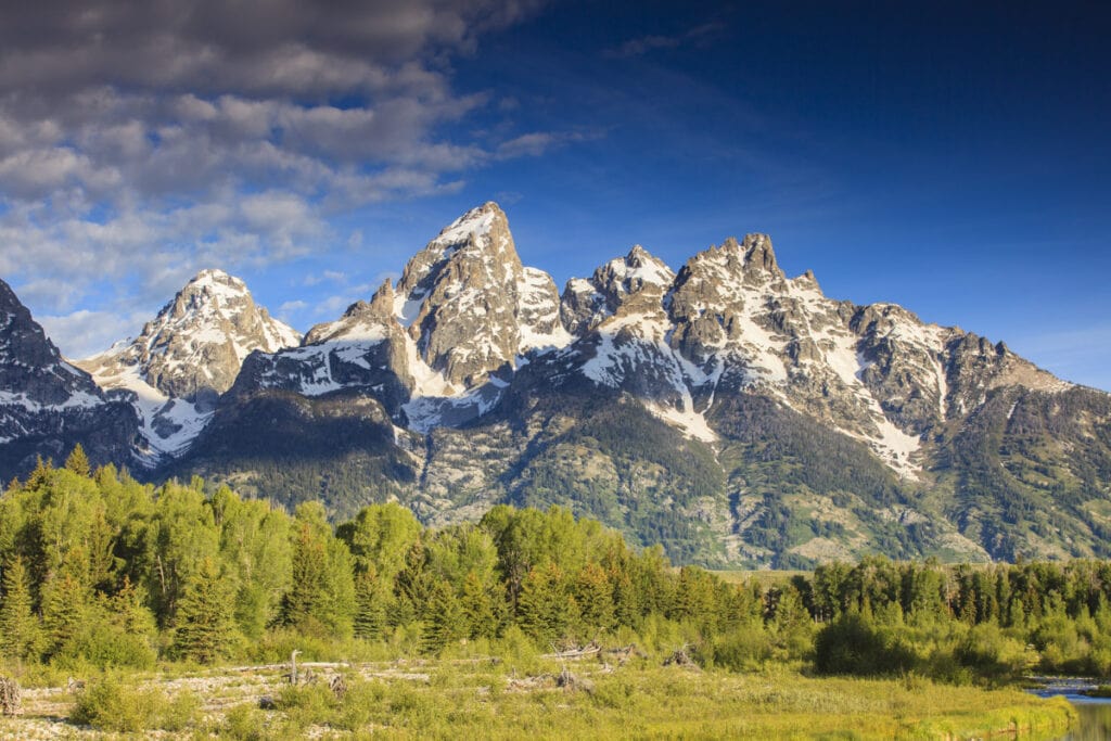 Mountains in Grand Teton National Park, Wyoming