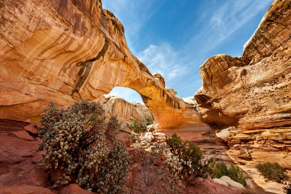 Hickman Bridge in Capitol Reef NP, Utah