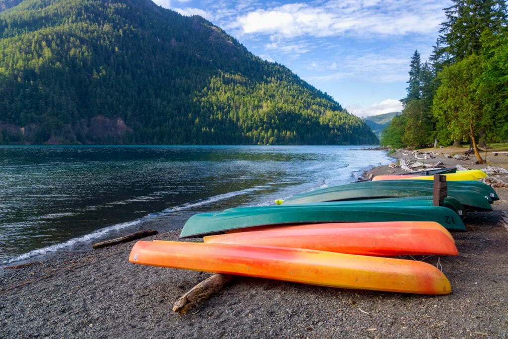 Lake Crescent in Olympic National Park, Washington