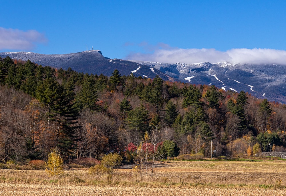 Mount Mansfield in Stowe Vermont