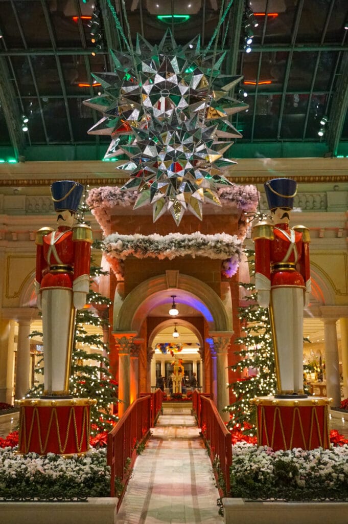 Holiday exhibit at the Bellagio Conservatory in Las Vegas, Nevada