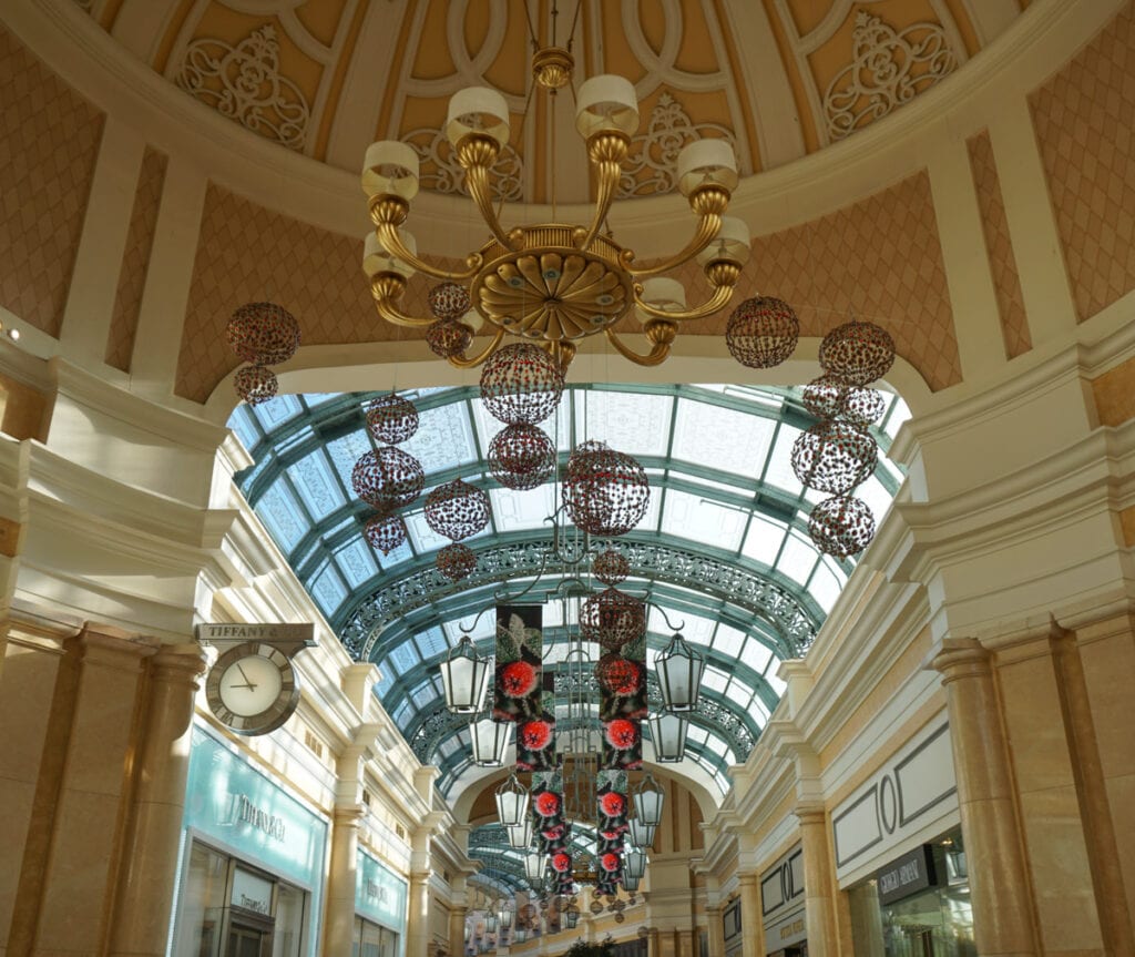 Bellagio Promenade of Shops in las Vegas, Nevada