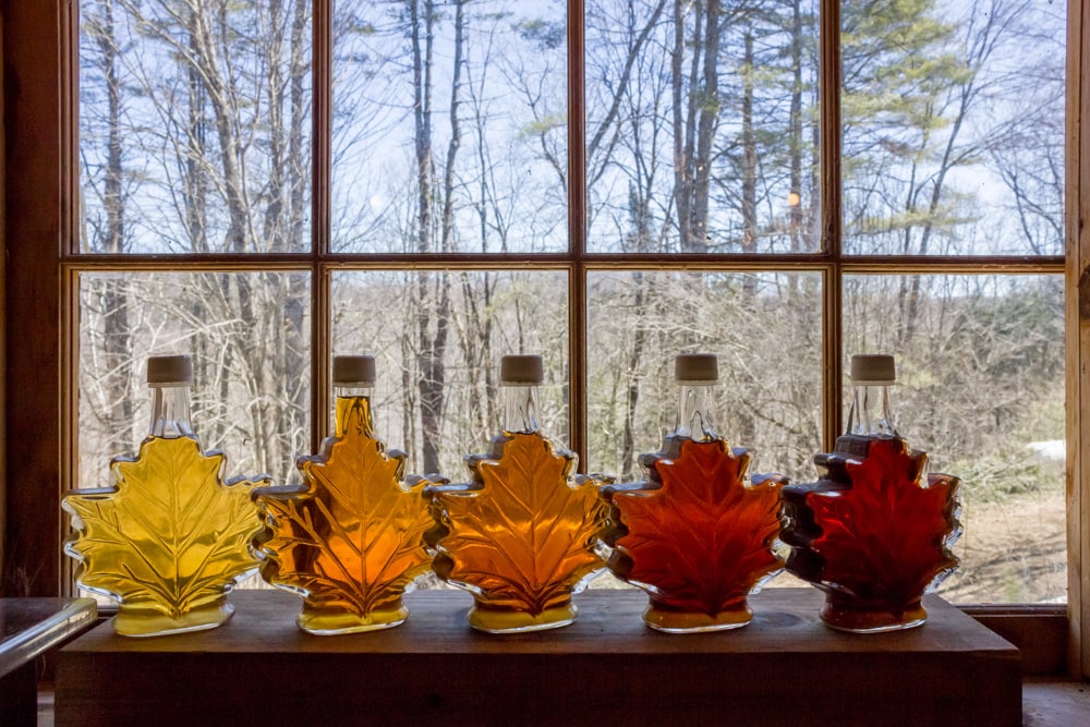 Vermont maple syrup is a must-buy in Stowe, Vermont