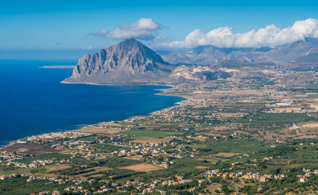 View from Erice, Italy