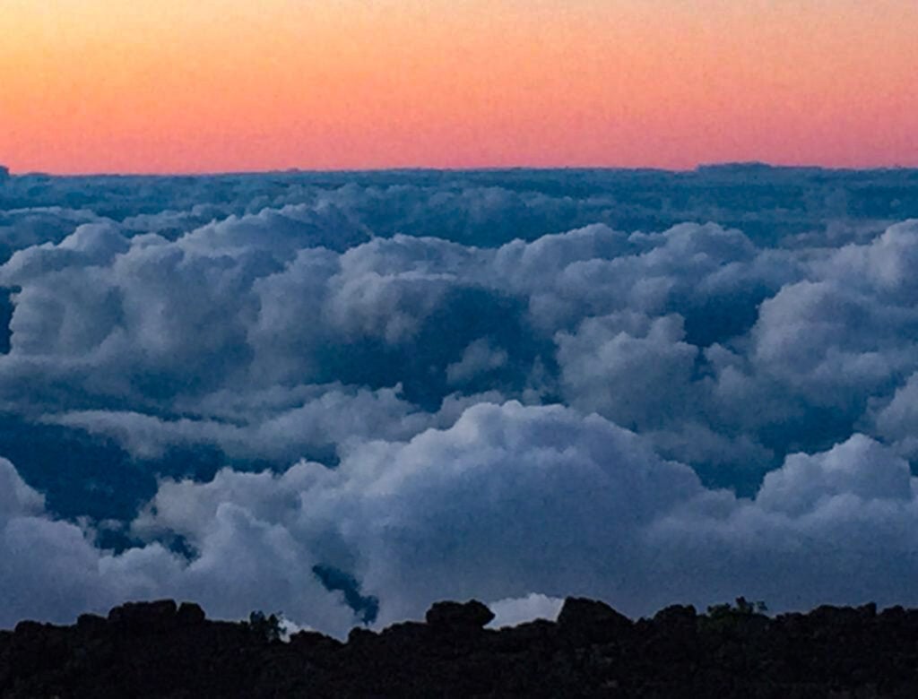 Sunset at Haleakala summit on Maui island is definitely a Hawaii bucket list experience!
