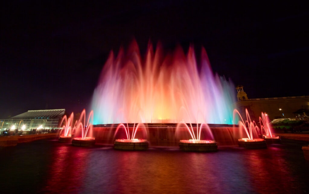 Magic Fountain Parc de Montjuic Barcelona Spain