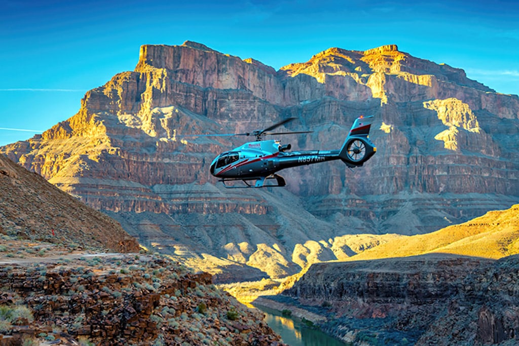 Maverick Helicopters Wind Dancer Sunset Tour of the Grand Canyon from Las Vegas, Nevada