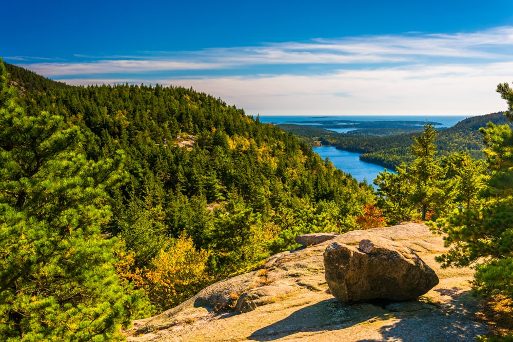 North Bubble Mountain Trail in Acadia NP, Maine