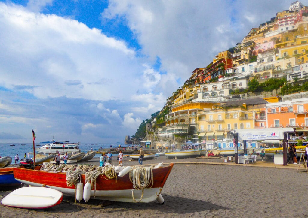 Positano on the Amalfi Coast of Italy