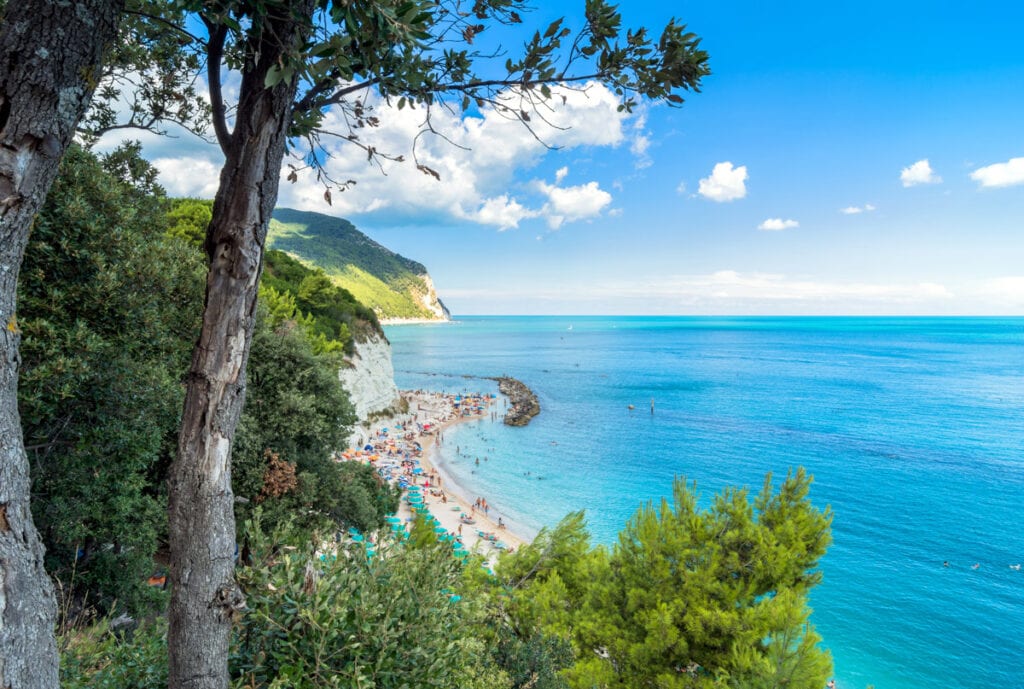 Sirolo Beach in Italy