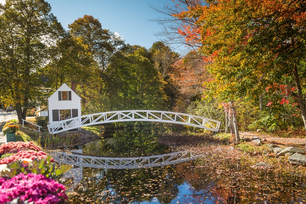 The Somesville Bridge near Acadia National Park, Maine