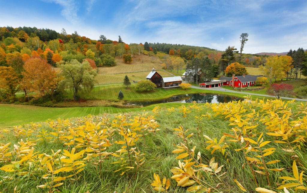 Woodstock is one of the best places to visit in Vermont!