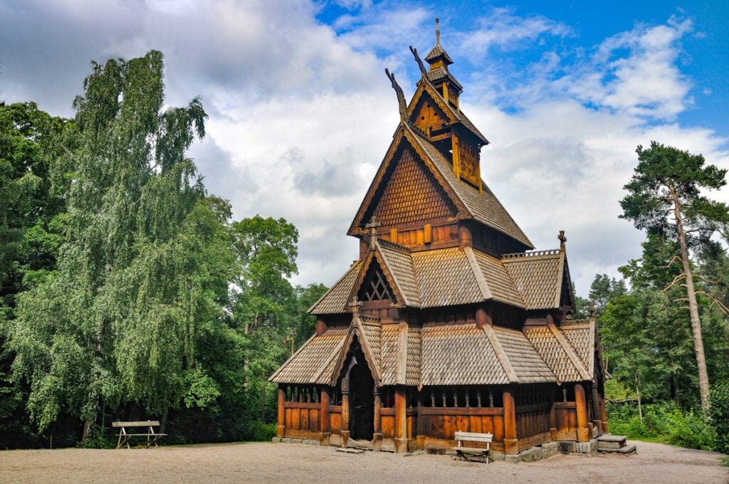 Gol Stave Church at the Folkemuseum in Oslo, Norway