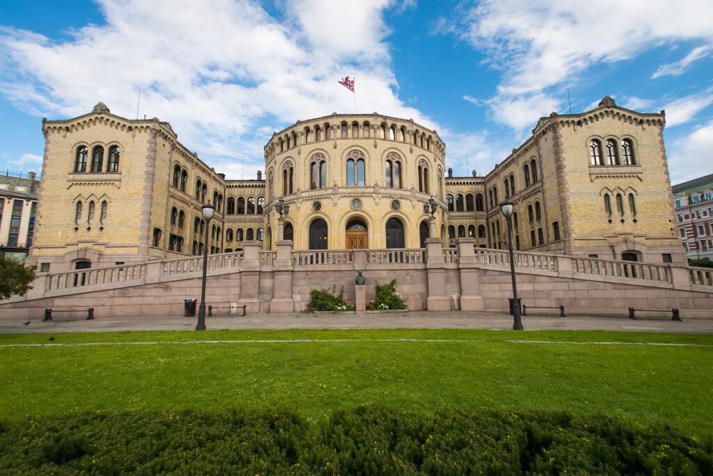 Stortinget in Oslo, Norway
