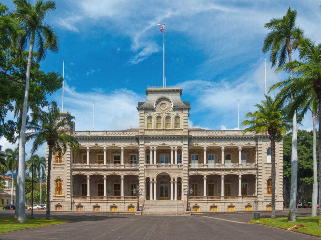 Iolani Palace Honolulu Hawaii