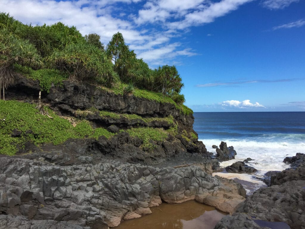 Landscape at O'heo Gulch in Maui