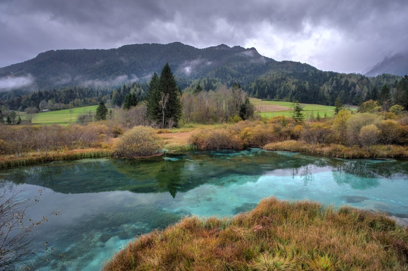 The Sava Dolinka River near Bled