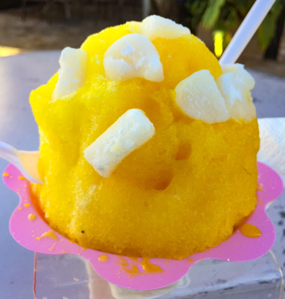 Enjoying shave ice is one of the best things to do in maui!