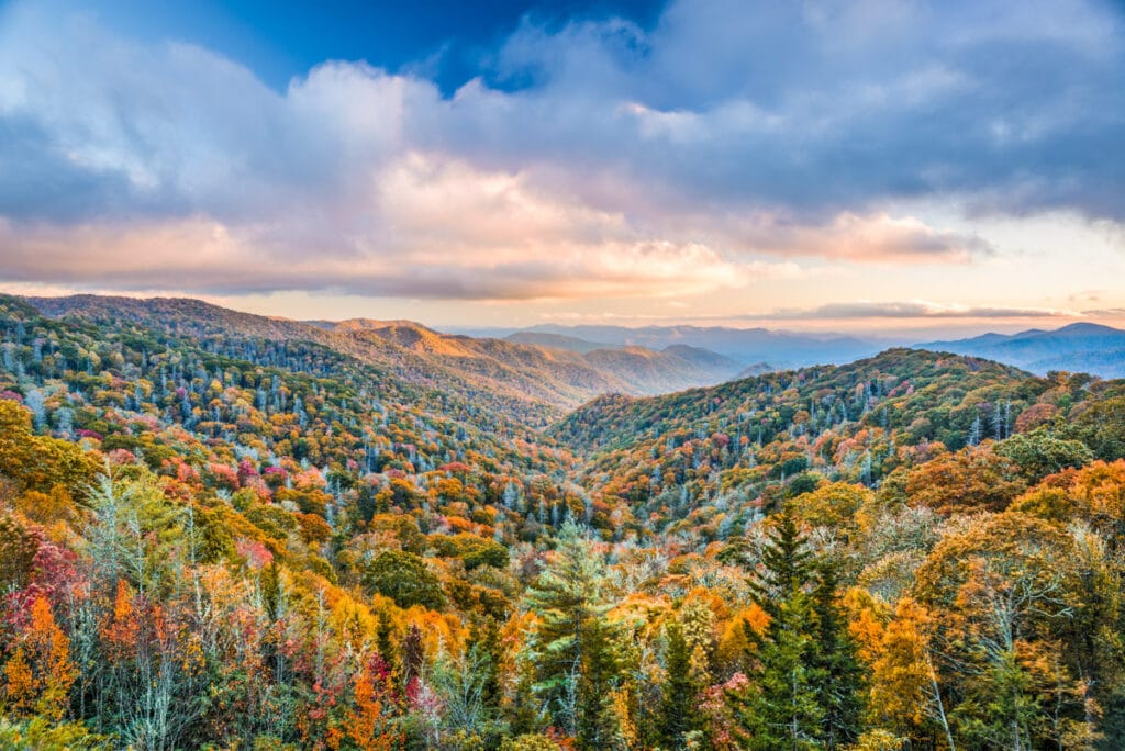 Great Smoky Mountains NP is one of the best national parks to visit in October!