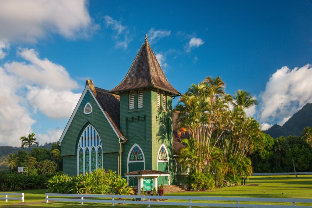 Waiʻoli Huiʻia Church in Hanalei, Kauai
