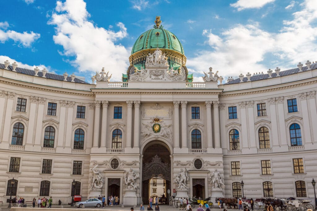 Part of the Hofburg Palace complex in Vienna Austria