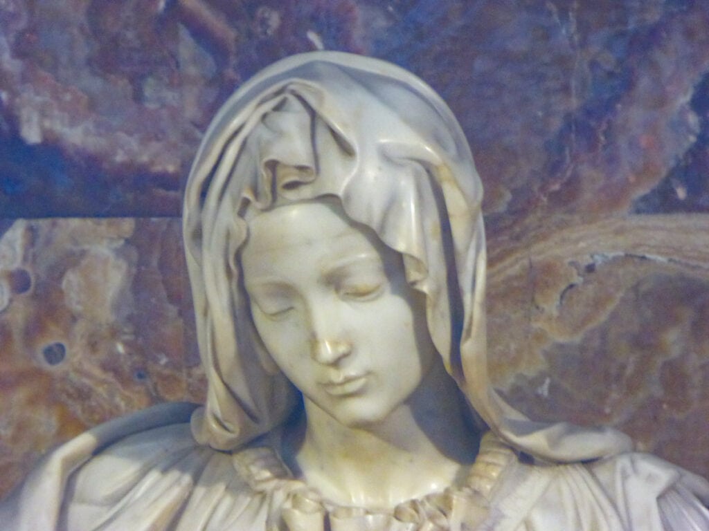 Pieta by Michelangelo in St. Peter's Basilica Vatican City