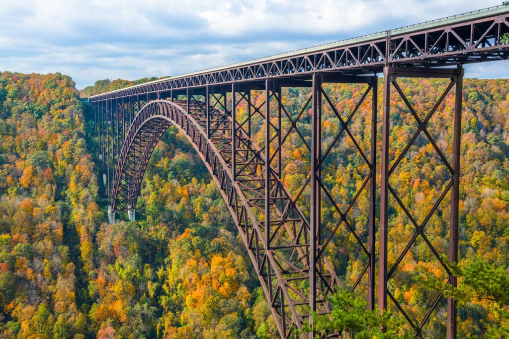 The Bridge at New River Gorge NP in West Virginia