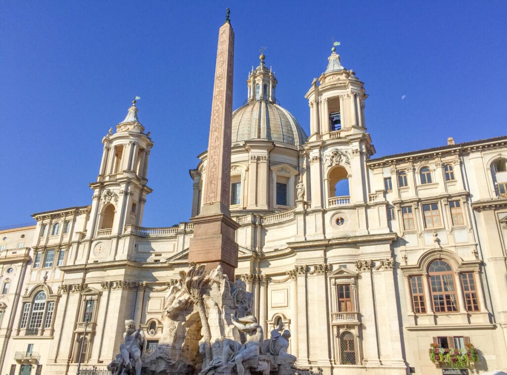 Church of Sant'Agnese of Agone in the Piazza Navona in Rome, Italy