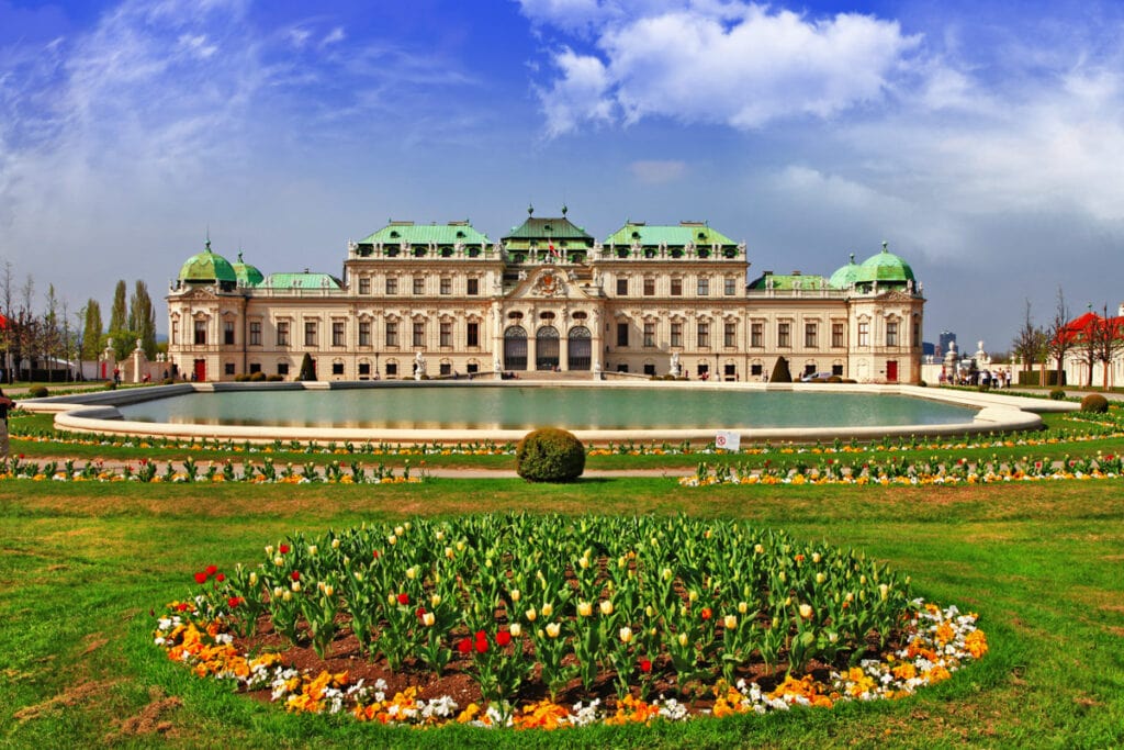 Visiting the Belvedere Palace is one of the best things to do in Vienna, Austria.