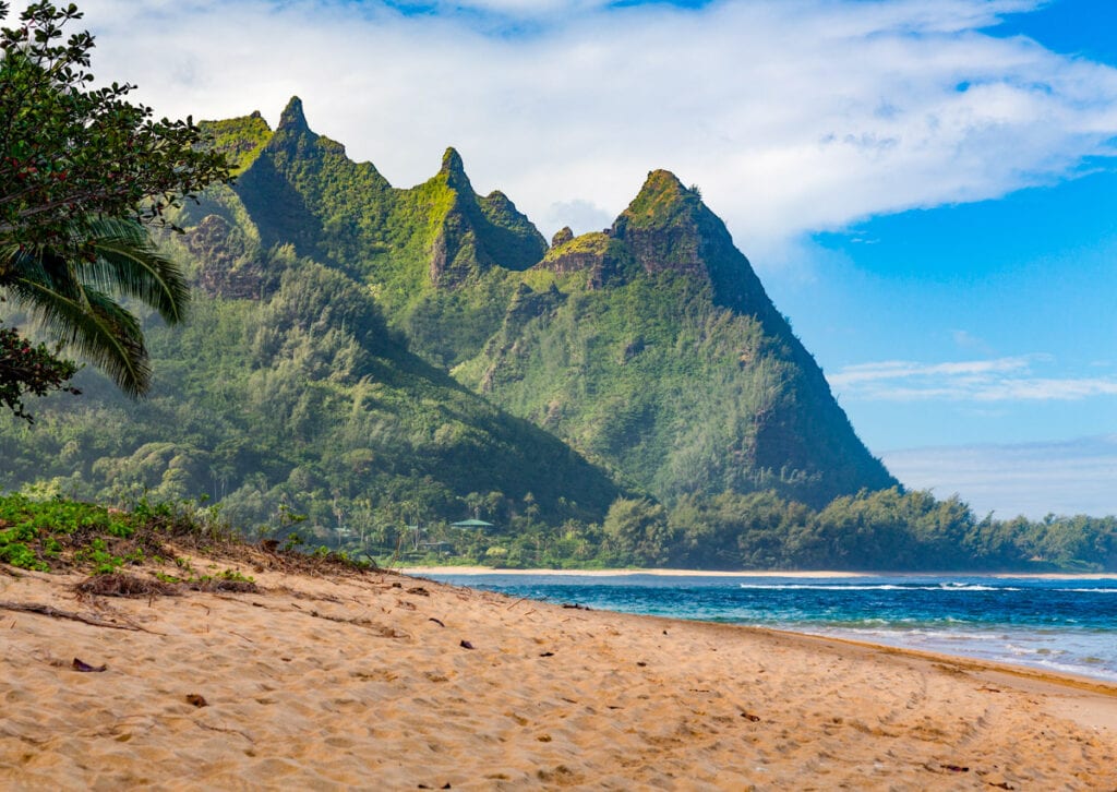 Relaxing at Tunnels Beach is one of the best things to do in Kauai, Hawaii