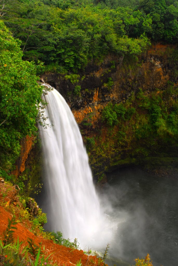 Wailua Falls in Kauai, HI