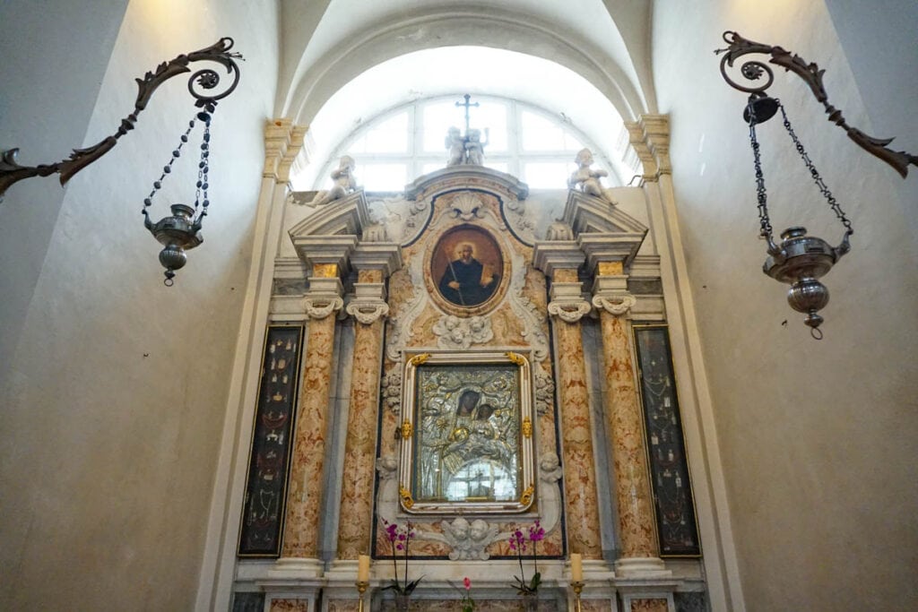 An altar in the Dubrovnik Cathedral in Croatia