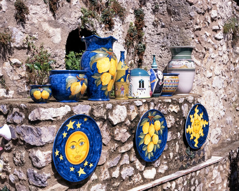 Ceramics in Ravello, Italy