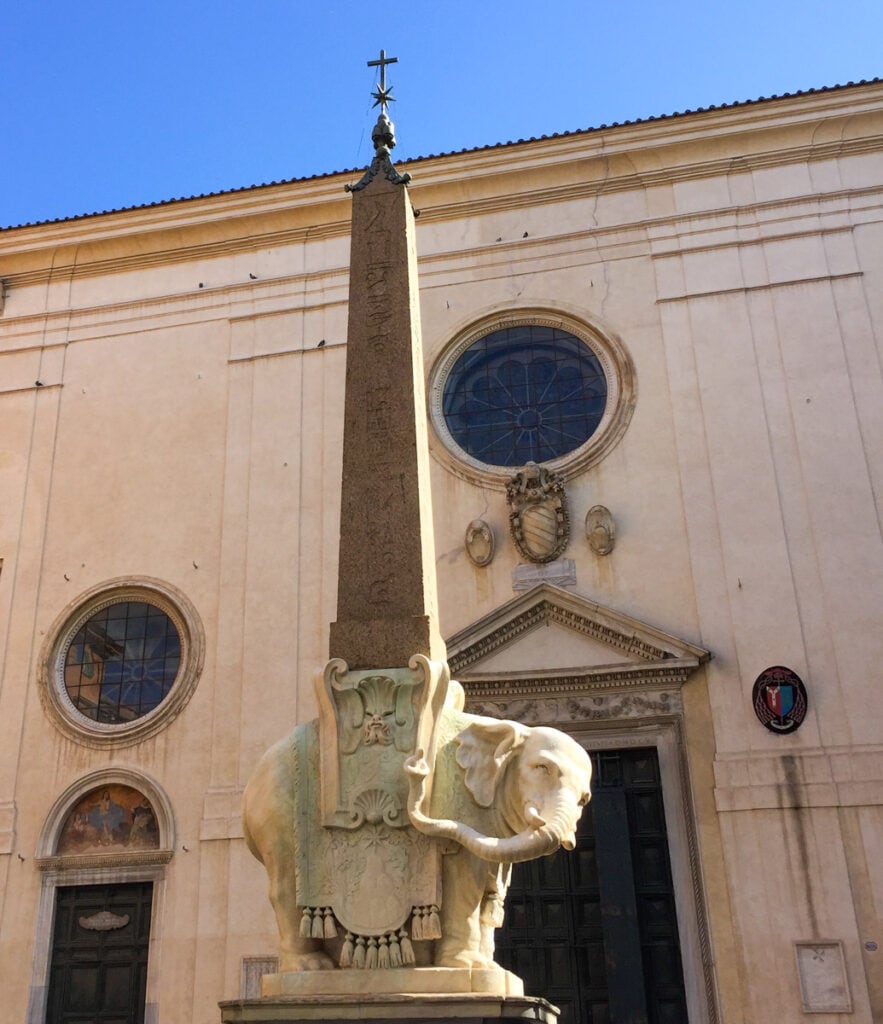 Elephant and Obelisk, Rome, Italy