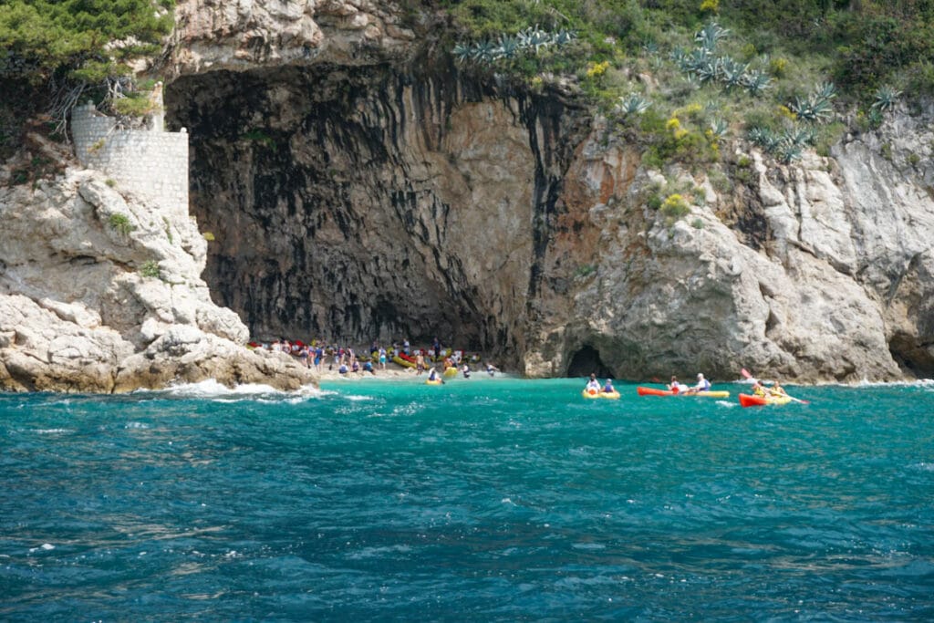 Sea kayaking in Dubrovnik, Croatia