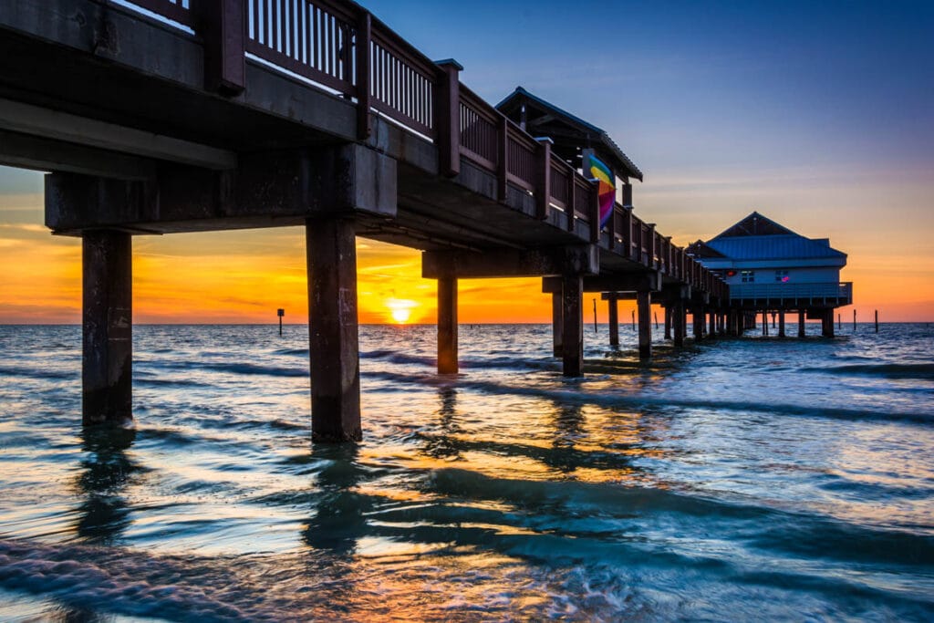Pier in Clearwater Beach Florida