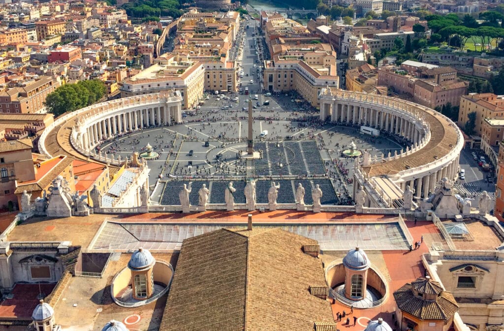 Saint Peter's Square from the Cupola, Vatican City