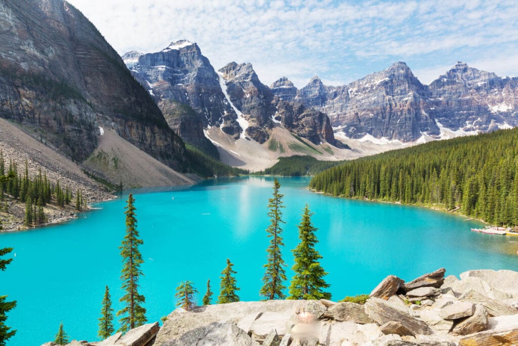 Moraine Lake deserves a top spot on any Banff National Park itinerary!