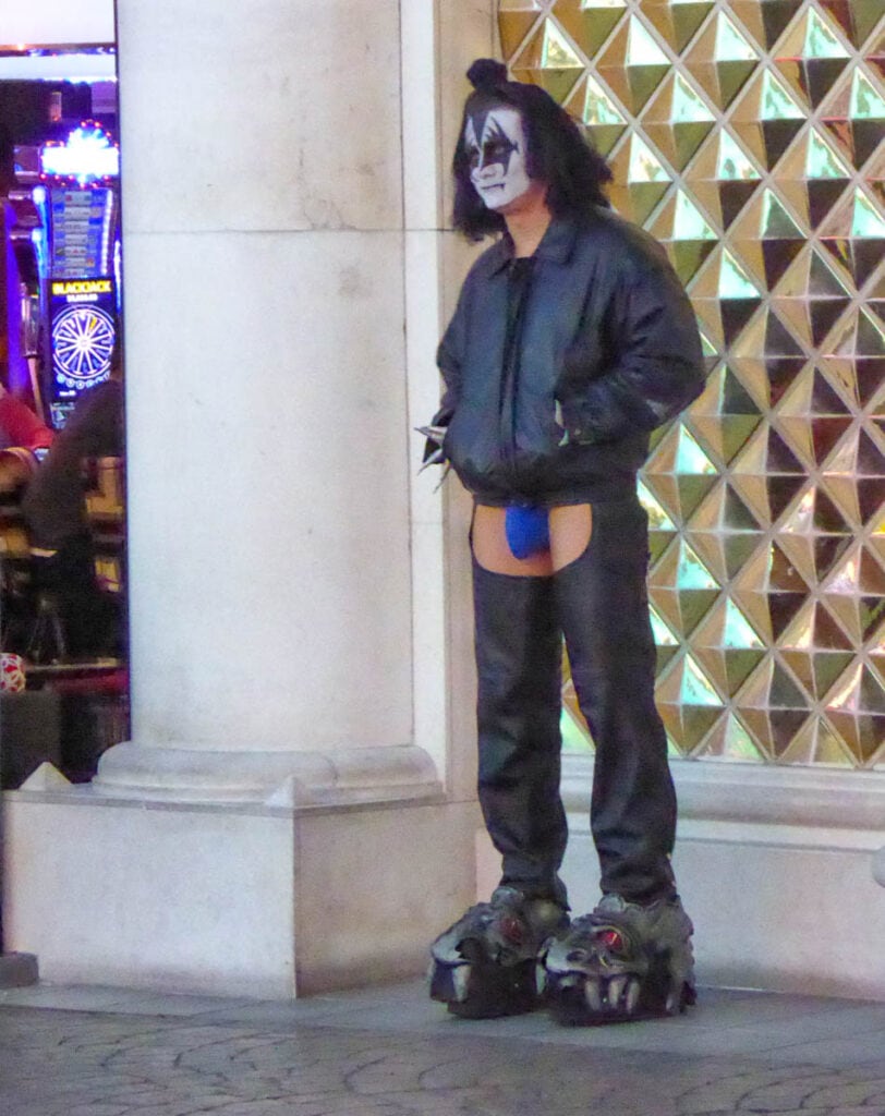Street performer in Vegas, Nevada