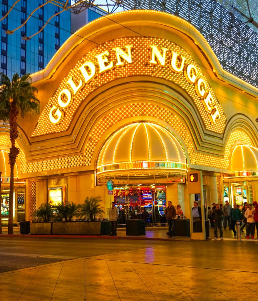 The Golden Nugget Casino in downtown Las Vegas