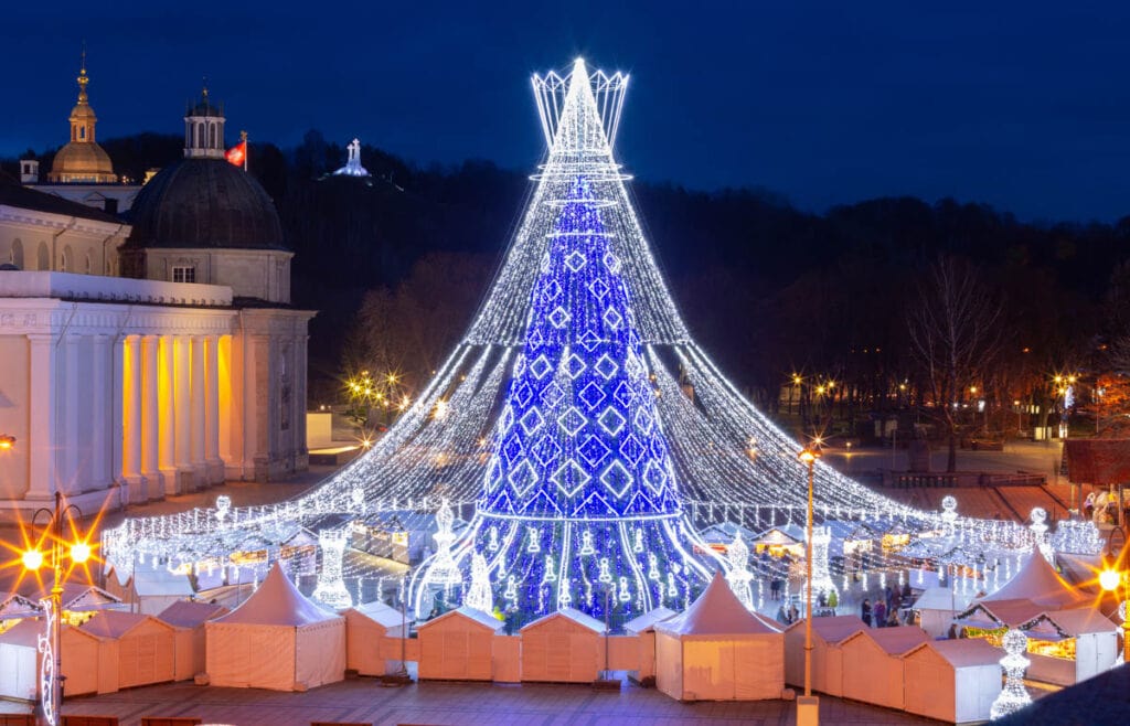 Vilnius Christmas Market in Lithuania