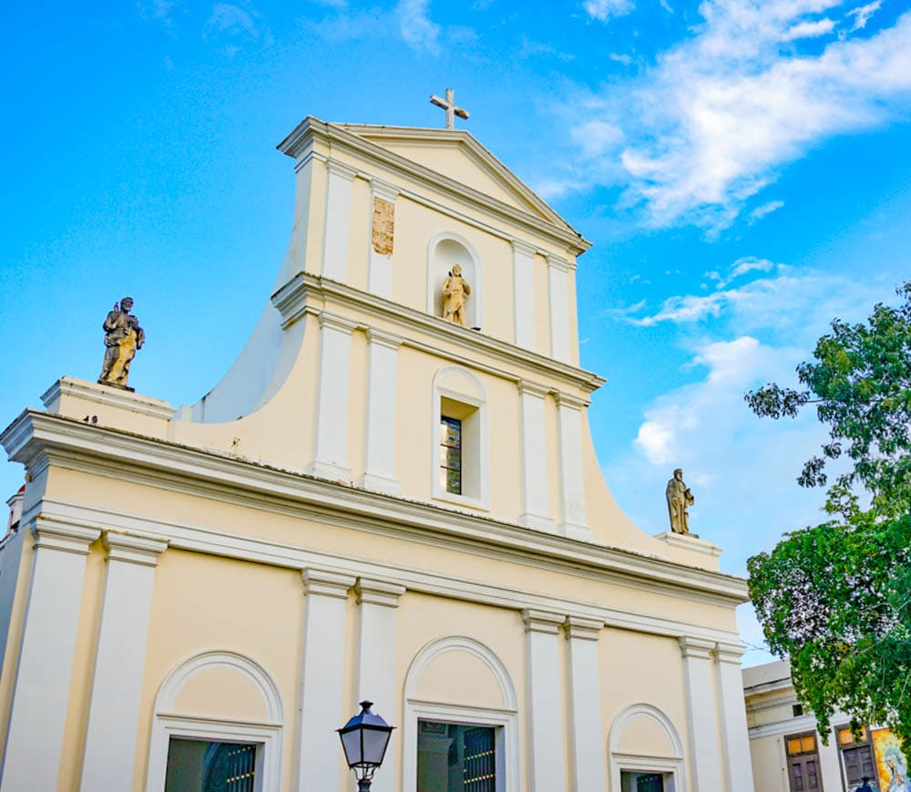 Cathedral in Old San Juan, Puerto Rico