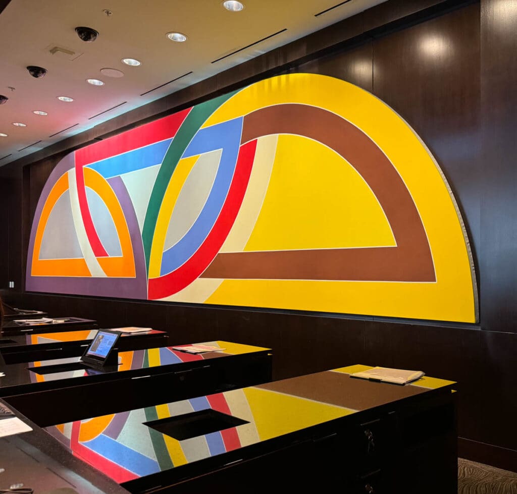Damascus Gate Variation I by Frank Stella at the Vdara in Vegas