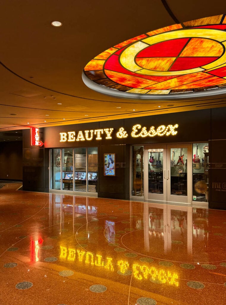 Beauty & Essex Restaurant at the Cosmopolitan in Las Vegas