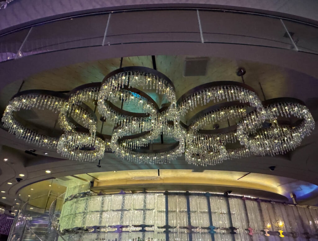 Chandeliers at the Chandelier Bar at the Cosmopolitan Las Vegas