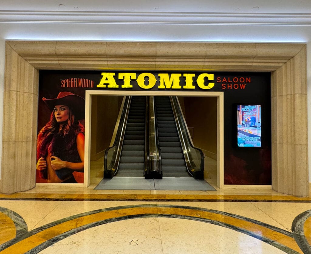 Atomic Saloon show at the Venetian Las Vegas in Nevada
