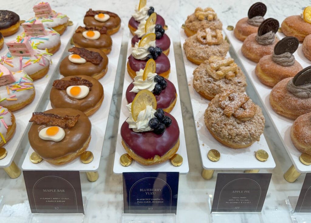 Decorated doughnuts at Donutique in Las Vegas, Nevada