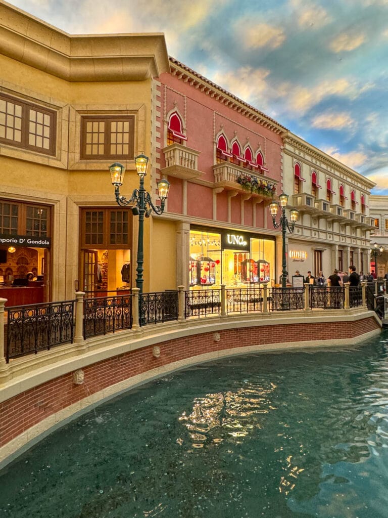 The Grand Canal Shoppes at the Venetian Resort in Las Vegas, Nevada