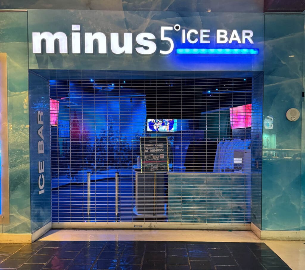 Minus5 Ice Bar at the Venetian Las Vegas