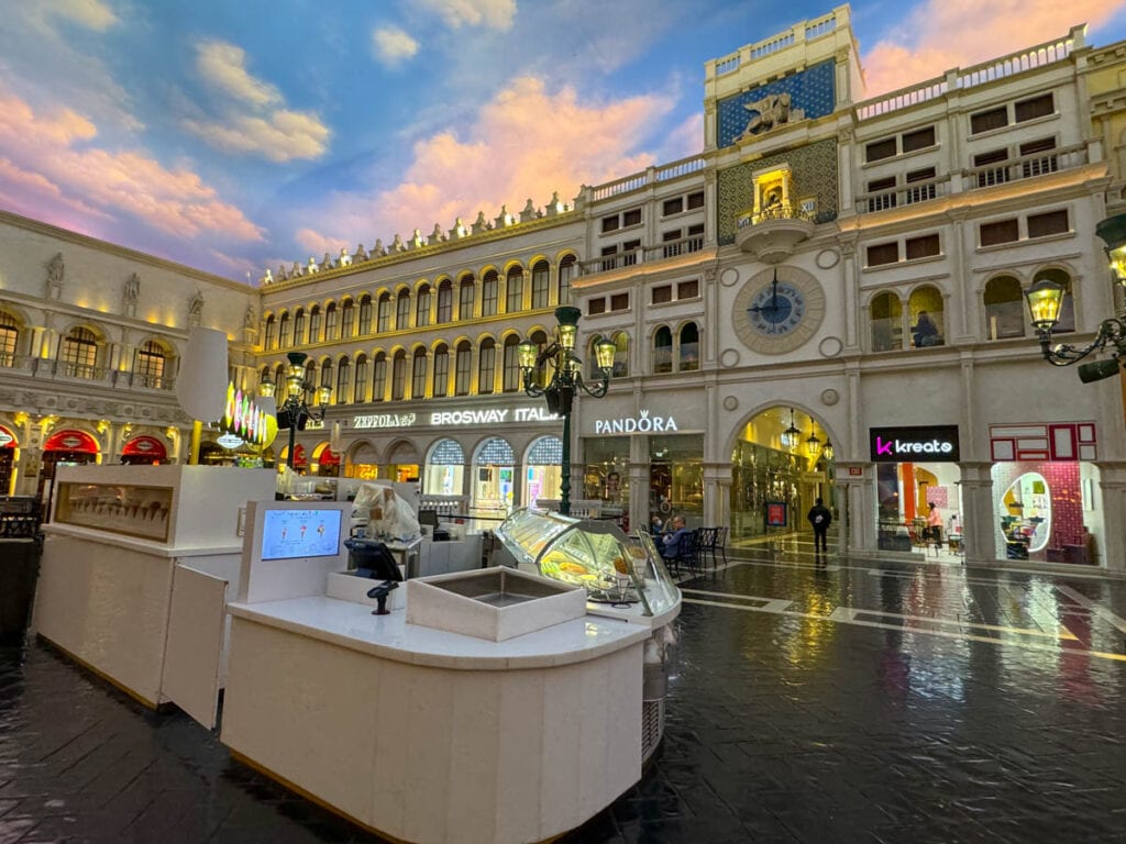 Saint Mark's Square at the Venetian in Las Vegas, Nevada